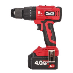 TALADRO IMPACTO 20V SIN ESCOBILLAS SERIE CORE AICER 2X 40AH