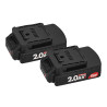 TALADRO IMPACTO COMPACTO 20V SIN ESCOBILLAS SERIE CORE AICER 2X 20AH