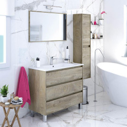 COLUMNA DE BANO DAKOTA ROBLE ALASKA 140X30X26CM BENOTTI