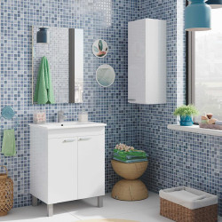 COLUMNA DE BANO KONCEPT BLANCO BRILLO 85X30X25CM BENOTTI