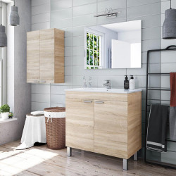 COLUMNA DE BANO KONCEPT ROBLE CANADIAN 85X30X25CM BENOTTI