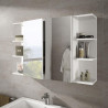 MODULO ESPEJO DE BANO BLANCO BRILLO 65X60X21CM BENOTTI