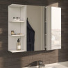 MODULO ESPEJO DE BANO BLANCO BRILLO 65X60X21CM BENOTTI