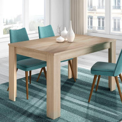 MESA DE COMEDOR EXTENSIBLE 78X140X90CM ROBLE CANADIAN MOMI