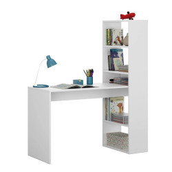 ESCRITORIO Y ESTANTERIA REVERSIBLE 144X120X53CM BLANCO ARTIK MOMI