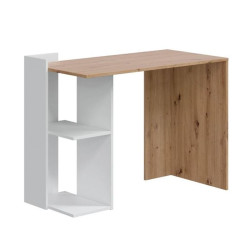 MESA ESCRITORIO REVERSIBLE 78X100X52CM ROBLE NODI BLANCO ARTIK MOMI