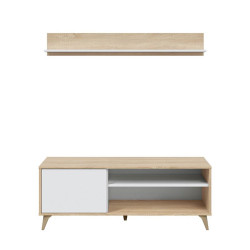 MUEBLE TV CON ESTANTE 50X135X40CM R CANADIAN BL ARTIK MOMI