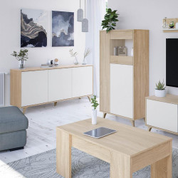 APARADOR 3 PUERTAS 75X154X40CM R CANADIAN BL ARTIK MOMI