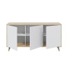 APARADOR 3 PUERTAS 75X154X40CM R CANADIAN BL ARTIK MOMI