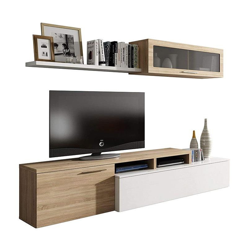 MODULO SALON TV 44X200X41CM BL BRILLO R CANADIAN MOMI