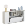 APARADOR 3 PUERTAS 76X150X41CM CEMENTO BL ARTIK MOMI