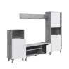MODULO SALON TV 184X260X40CM CEMENTO BLARTIK MOMI