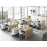 MESA ESCRITORIO CON BUC 3 CAJONES 73X145X102CM R CANADIAN BL ARTIK MOMI