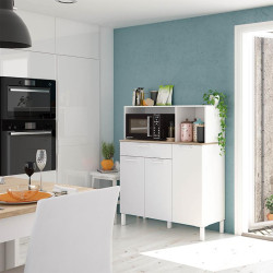 MUEBLE AUXILIAR COCINA 3P 1CAJON 126X108X40CM BLARTIK RCANADIAN MOMI