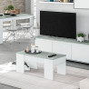 MESA CENTRO ELEVABLE 45X100X50CM CEMENTO BL ARTIK MOMI