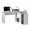 MESA ESCRITORIO CON BUC 74X136X139CM BL ARTIK CEMENTO MOMI