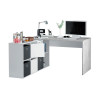 MESA ESCRITORIO CON BUC 74X136X139CM BL ARTIK CEMENTO MOMI