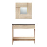 RECIBIDOR CONSOLA 1 CAJON ESPEJO 79X92X33CM R CANADIAN OXIDO MOMI