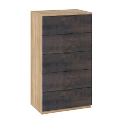 COMODA 5 CAJONES 110X60X40CM R CANADIAN OXIDO MOMI