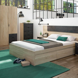 COMODA 5 CAJONES 110X60X40CM R CANADIAN OXIDO MOMI