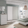 ARMARIO 2P CORREDERAS 200X150X60CM BL ARTIK CEMENTO MOMI