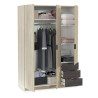 ARMARIO 3P 3CAJONES 180X121X52CM R CANADIAN OXIDO MOMI