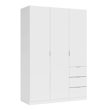 ARMARIO 3P 3CAJONES 200X135X52CM BLANCO MOMI