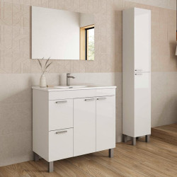 COLUMNA DE BANO BLANCO BRILLO 182X30X25CM BENOTTI