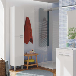 COLUMNA DE BANO BLANCO BRILLO 182X30X25CM BENOTTI