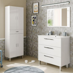 COLUMNA DE BANO ARUBA BLANCO BRILLO 182X60X29CM BENOTTI