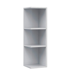 ESTANTERIA RINCONERA DE BANO BLANCO BRILLO 65X20X21CM BENOTTI