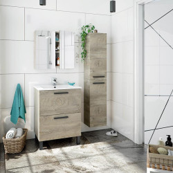 COLUMNA DE BANO ROBLE ALASKA 150X30X25CM BENOTTI