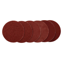 PACK LIJA VELCRO 75MM 6 PIEZAS GR 60 120 240 PULIDORA AC1495 AICER