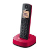 TELEFONO INALAMBRICO MODO ECO NEGRO ROJO PANASONIC