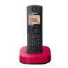 TELEFONO INALAMBRICO MODO ECO NEGRO ROJO PANASONIC