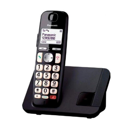 TELEFONO INALAMBRICO DECT PERSONAS MAYORES NEGRO PANASONIC
