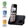 TELEFONO INALAMBRICO DECT PERSONAS MAYORES NEGRO PANASONIC