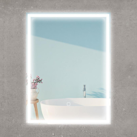 ESPEJO DE BANO LED 80X60 CM SERIE BORACAY BENOTTI