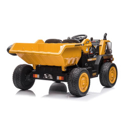 COCHE BATERIA CATER MARRON AMARILLO