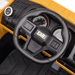 COCHE BATERIA CATER MARRON AMARILLO