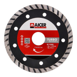 JUEGO 3 DISCOS DIAMANTE 115MM AICER