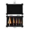 JUEGO 5 PCS BROCAS ESCALONADAS AICER
