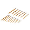 JUEGO BROCAS 19 PCS TITANIO AICER