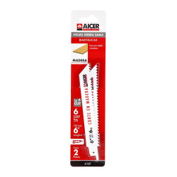BLISTER HOJA SIERRA SABLE 6 2 PCS AICER