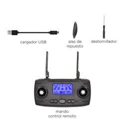 DRON PLEGABLE CON CAMARA 4K HD Y GPS