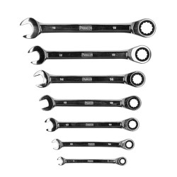 JUEGO 7 PCS LLAVES 8 19MM COMBINADAS DE TRINQUETE PAMACON