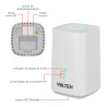 KIT 2 CAMARAS WIFI RECARGABLES TIPO BULLET ALARMA NVR 4MP VOLTEN