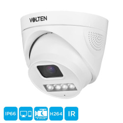 CAMARA HD TIPO DOMO VISION NOCTURNA 8MP VOLTEN