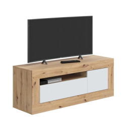 MUEBLE TV CON 2 PUERTAS 53X139X42CM BL ARTIK R NODI MOMI