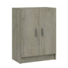 ARMARIO MULTIUSOS BAJO 80X59X37CM ROBLE ALASKA MOMI